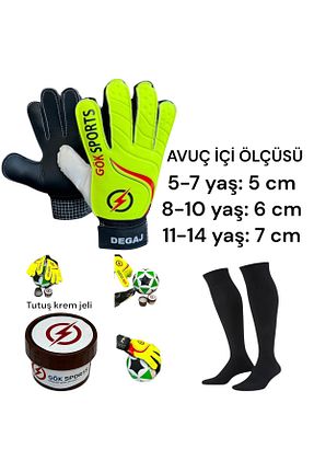 دستکش دروازه بانی مشکی Gök Sports - کد 873849550