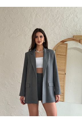 ست بالاتنه و پائین تنه طوسی زنانه بافتنی SOFT - کد 905618165