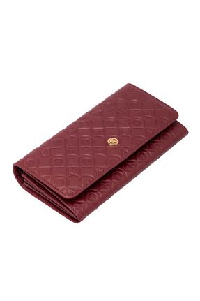 کیف پول زرشکی زنانه ابعاد کوچک Tergan - کد 125181987