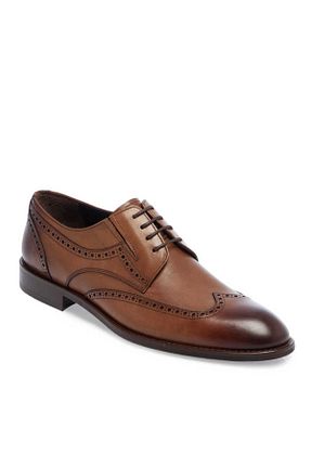 کفش کلاسیک سبز مردانه چرم خالص Tergan - کد 837924714