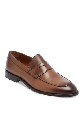 کفش کلاسیک سبز مردانه چرم خالص Tergan - کد 837924259