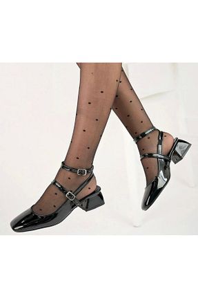کفش پاشنه بلند کلاسیک مشکی زنانه چرم لاکی MODA MHS - کد 796361532