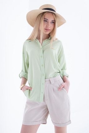 پیراهن سبز زنانه رگولار Fashion Friends - کد 905719832