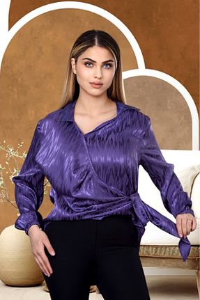 پیراهن بنفش زنانه دو سینه NEWCO - کد 905718469