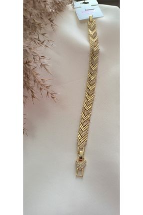 دستبند استیل (فولاد) طلائی استیل ضد زنگ xUPING - کد 905734570