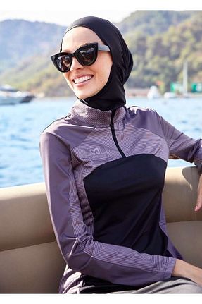 مایو حجاب طوسی زنانه ساده Mayovera - کد 283030061