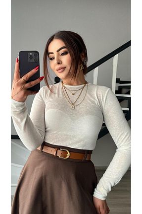 بلوز نباتی زنانه ساده Oslove - کد 905751644