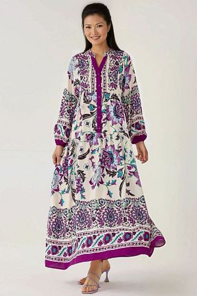 لباس بنفش زنانه بافتنی Hiccup - کد 918231666