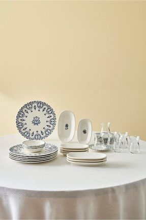 سرویس قهوه خوری سفید 6 نفره Karaca - کد 905744480