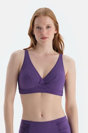 بالاتنه بیکینی بنفش زنانه ساده Dagi - کد 917574287