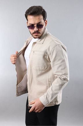 کت بژ مردانه اورسایز LTC Jeans - کد 905757623