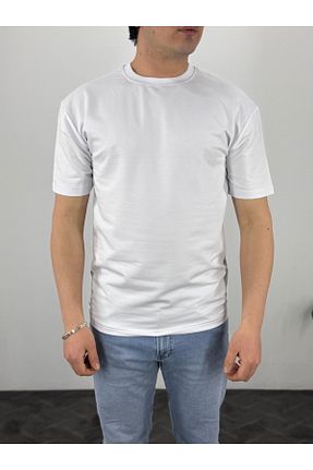تیشرت سفید مردانه رگولار T&M Vertino - کد 905779594