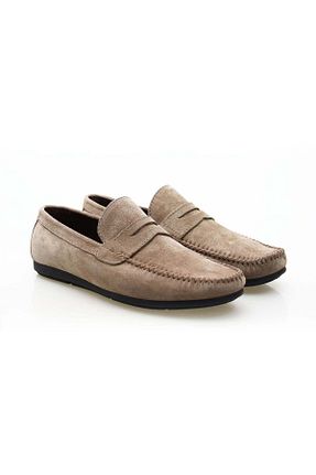 کفش کلاسیک بژ مردانه پاشنه کوتاه (1 - 4 سانتی متر) Butik - کد 905784467