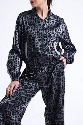 ست بالاتنه و پائین تنه مشکی زنانه بافتنی OQQA - کد 905789925