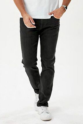 شلوار جین طوسی مردانه پاچه ساده Twister Jeans - کد 905796472