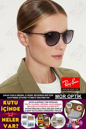 عینک آفتابی مشکی زنانه 54 Ray-Ban - کد 905796678