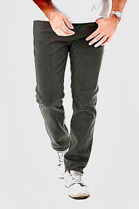 شلوار جین طوسی مردانه پاچه ساده Twister Jeans - کد 905796454