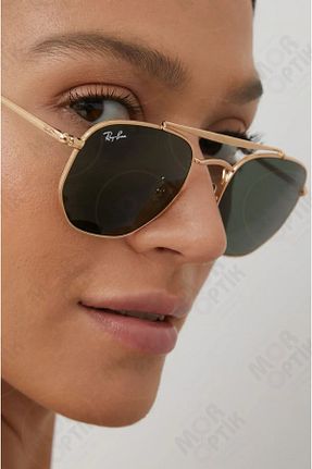 عینک آفتابی طلائی زنانه UV400 Ray-Ban - کد 782902630