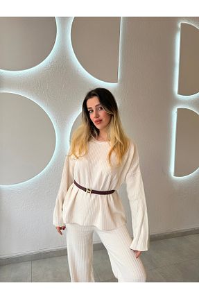 ست بالاتنه و پائین تنه نباتی زنانه تریکو ecotique - کد 905801555