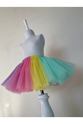 دامن قهوه ای بچه گانه پلی استر MODA - کد 905804722