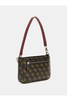 کیف دوشی بژ زنانه پارچه ای Guess - کد 898341420