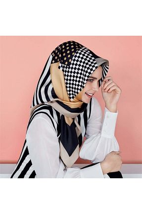 روسری مشکی پلی استر Armine - کد 162141651
