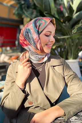 روسری رنگی پلی استر Armine - کد 732028444