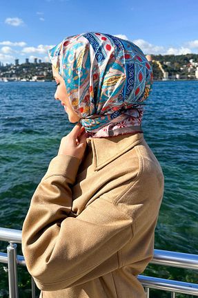 روسری رنگی پلی استر Armine - کد 732030655