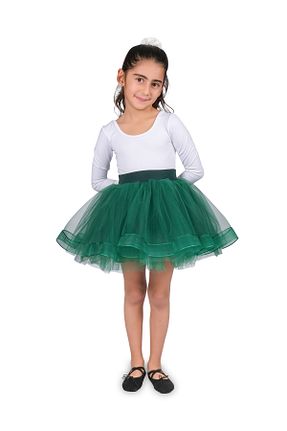 دامن سبز بچه گانه پلی استر LULLY KİDS - کد 917704554