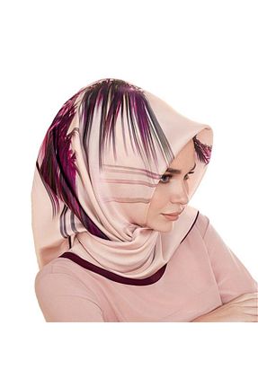 روسری صورتی پلی استر Armine - کد 276339509