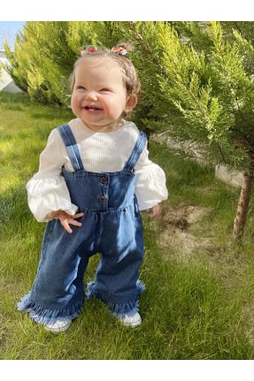 سرهمی سرمه ای بچه گانه آستین بادکنکی Jammybaby - کد 849040163
