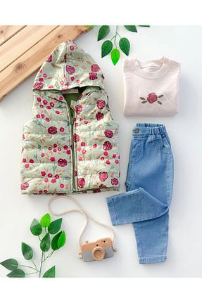 ست نوزادی فیروزه ای بچه گانه پنبه ای Bolly Baby - کد 905925771