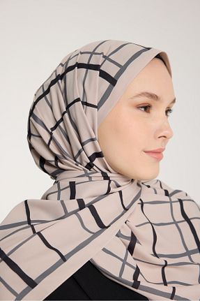شال بژ زنانه PURESCARFS - کد 917790101