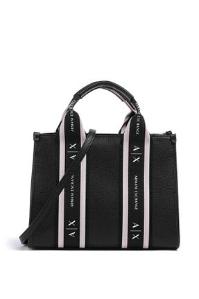 کیف دوشی مشکی زنانه پلی استر Armani Exchange - کد 905964941