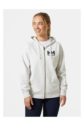 سوئیشرت سفید زنانه ساده Helly Hansen - کد 810724447