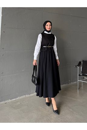 ست بالاتنه و پائین تنه حجاب رنگی زنانه رگولار ENSA TESETTUR - کد 906000421
