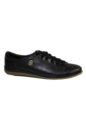 کفش اسنیکر مشکی زنانه چرم اصل U.S. Polo Assn. - کد 88241202