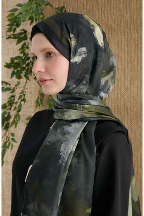 شال خاکی زنانه Fatma Atasoy - کد 906021745