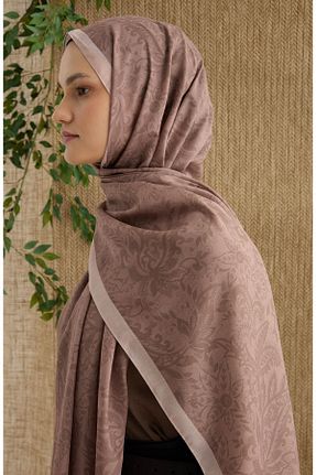 شال قهوه ای زنانه Fatma Atasoy - کد 906017278