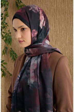 شال زرشکی زنانه Fatma Atasoy - کد 906021682