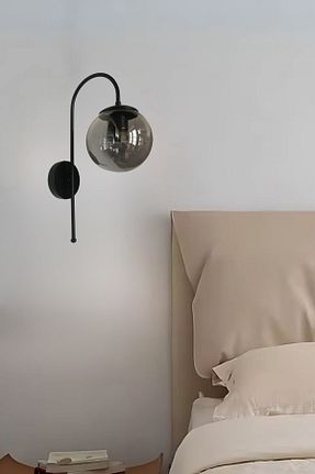 چراغ دیواری مشکی فلزی Ömür Avize - کد 256258372