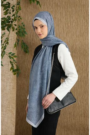 شال آبی زنانه Fatma Atasoy - کد 906017231