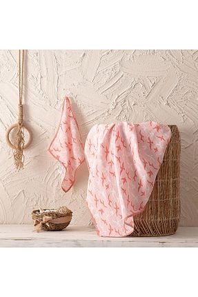 پارچه موسیلین صورتی Ecocotton - کد 284652568