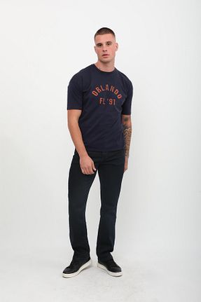 شلوار جین سرمه ای مردانه رگولار BANNY JEANS - کد 906084797