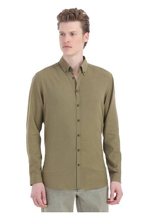 پیراهن خاکی مردانه رگولار Ramsey - کد 776836058