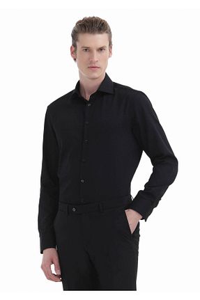 پیراهن مشکی مردانه رگولار Ramsey - کد 782178109