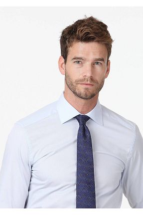 پیراهن آبی مردانه اسلیم فیت Ramsey - کد 335535583