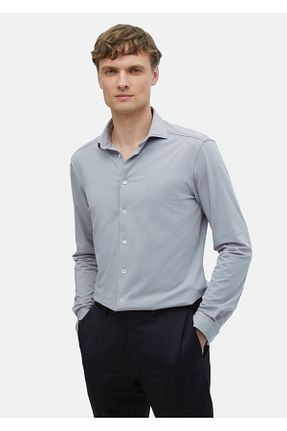 پیراهن طوسی مردانه رگولار Ramsey - کد 841230396