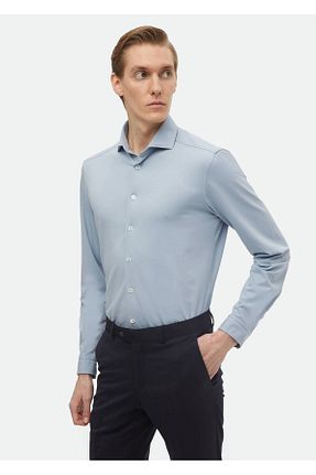 پیراهن آبی مردانه رگولار Ramsey - کد 816742166