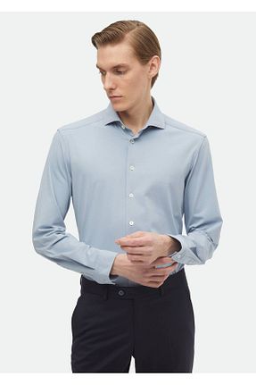 پیراهن آبی مردانه رگولار Ramsey - کد 816742166